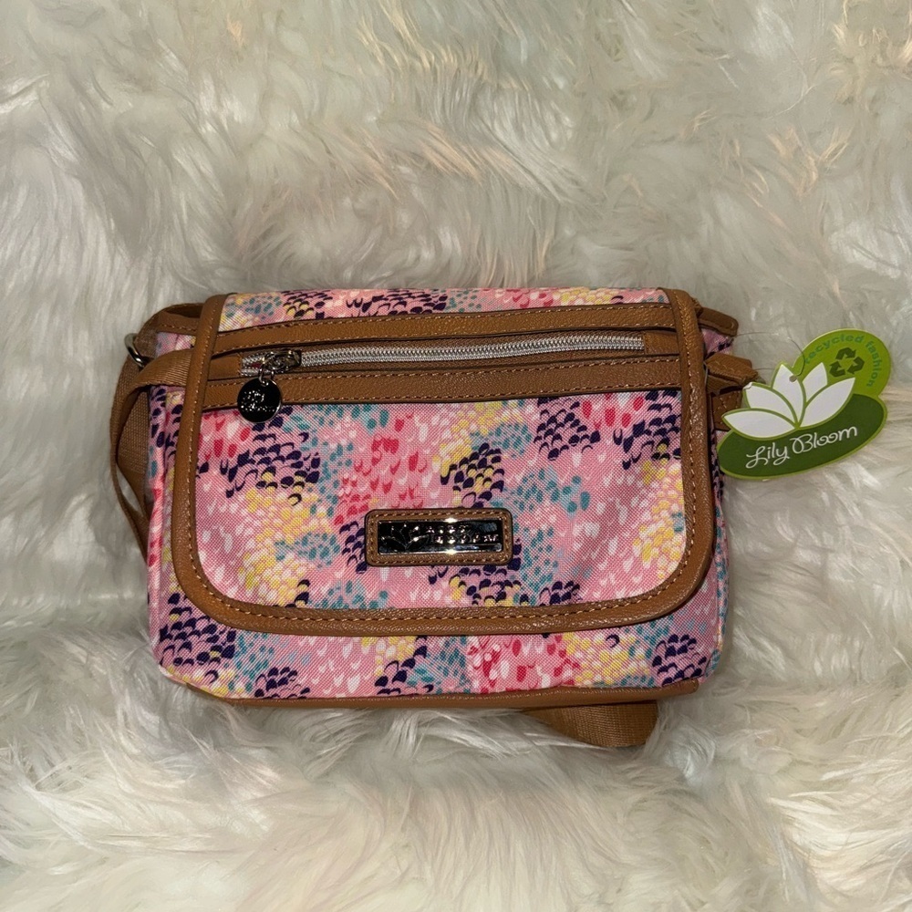 Lily bloom crossbody purse- Nwt- Julia crossbody optic dot blush